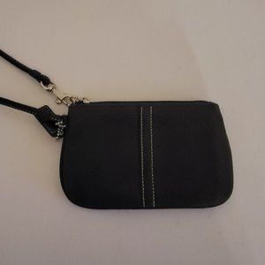 Small Black Coach Wristlet